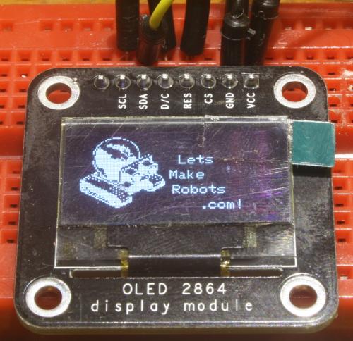 OLED via I2C