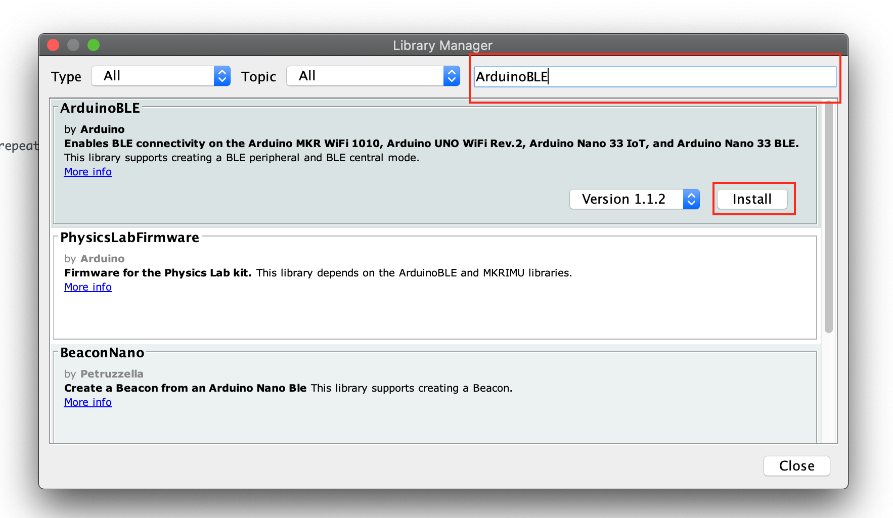 install-arduino-ble-library