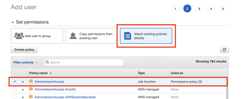 aws-admin-account-attaching-policy