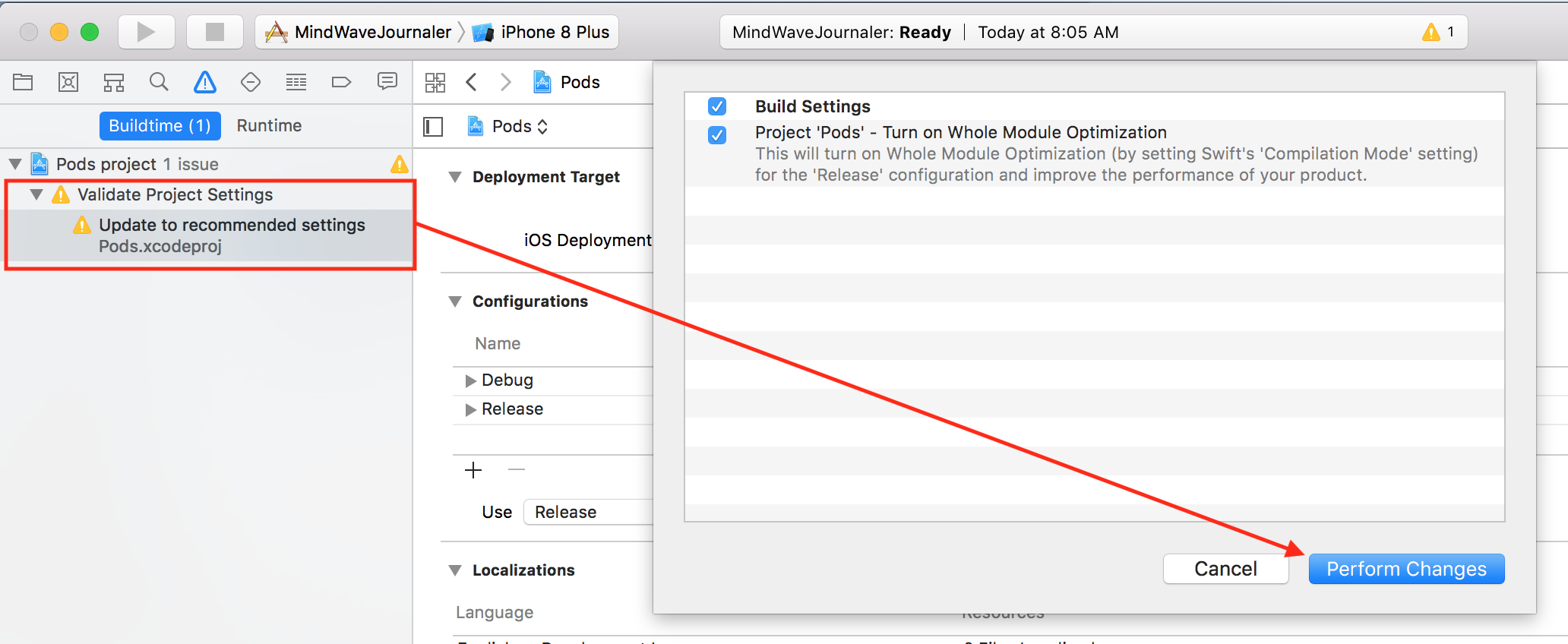 eeg-apple-workspace-resolve-warning