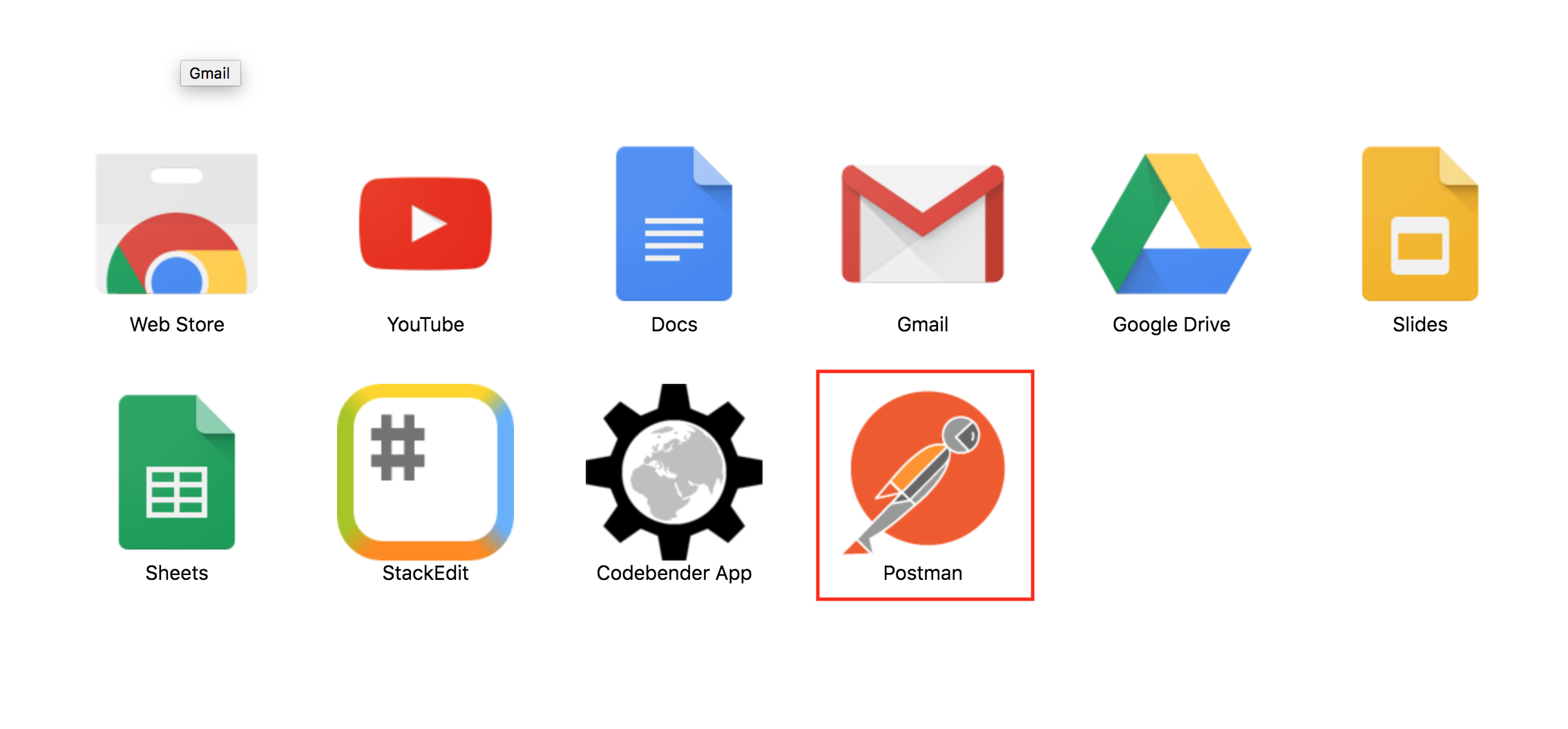 run-postman-chrome-app
