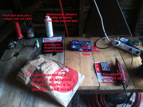 Homemad PCBs via Lithography